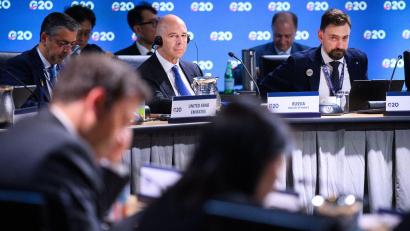 Bild: Bernd von Jutrczenka/dpa
In der Runde der G20-Finanzminister sitzt erstmals wieder ein russischer Minister.