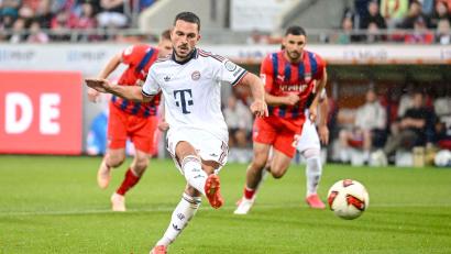 Bild: Harry Langer/DeFodi/dpa/dpa
Bayen-Talent Arijon Ibrahimovic wird wieder verliehen. (Archivbild)