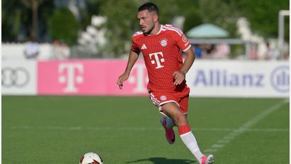 Bild: Peter Kneffel/dpa
Bayern-Talent Arijon Ibrahimovic wird wieder verliehen. (Archivbild)