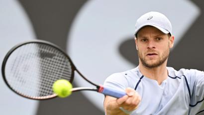 Bild: Marijan Murat/dpa
Ohne Chance in der ersten Runde: Yannick Hanfmann. (Archivbild)