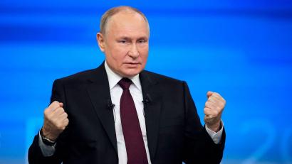 Bild: Alexander Zemlianichenko/Pool AP/dpa
Der russische Präsident Wladimir Putin hat massive Angriffe auf ukrainische Energieanlagen angeordnet. (Archivbild)