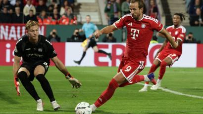 Bild: David Ebener/dpa
Harry Kane erzielte seine ersten beiden Pflichtspieltore in dieser Saison.