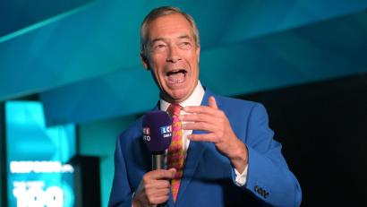 Bild: Thomas Krych/AP/dpa
Gegen die britische Partei von Nigel Farage wurden erneut Vorwürfe erhoben.