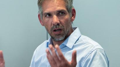 Bild: Stephan Huber
Oberbürgermeister Michael Fritz beim Redaktionsgespräch in Amberg.