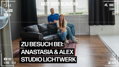 Bild: Alexander Unger
Anastasia Tarasin und Alexander Akst betreiben in Kümmersbruck das Fotomietstudio "Lichtwerk" in einem ehemaligen Industriegebäude.