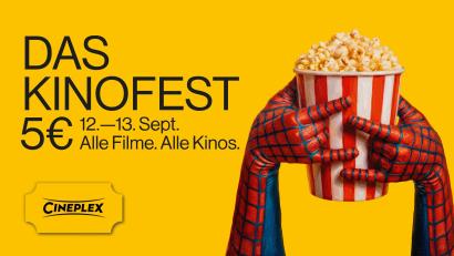 Bild: Cineplex Kino
Das Kinofest im Cineplex Amberg hat am kommenden Wochenende einiges zu bieten.