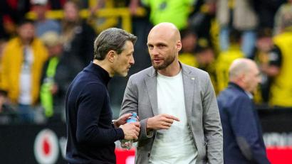 Bild: Bernd Thissen/dpa
Kommen gut miteinander aus: Kovac und Book. (Archivbild)