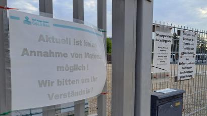 Bild: Markus Müller
Der Recyclinghof in Nitzlbuch ist derzeit geschlossen.