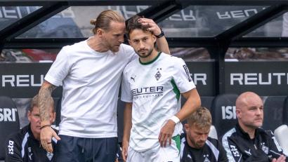 Bild: David Inderlied/dpa
Kaum da, schon verletzt: Nicolas Kühn (rechts).