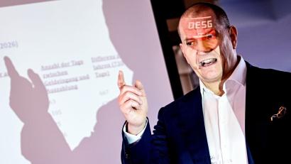 Bild: Britta Pedersen/dpa
Steht weiter in der Kritik: DESG-Präsident Matthias Große. (Archivbild)