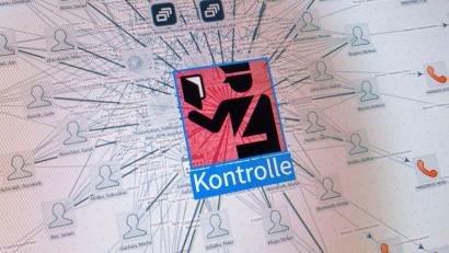 Bild: Peter Kneffel/dpa
Die Analysesoftware VeRA ist bei Bayerns Polizei seit 2024 im Einsatz. (Archivbild)