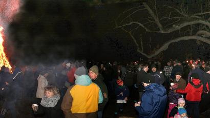 Bild: bsc
Das Bergfeuer des Arbeitskreises Tourismus auf dem Schusterberg lockt und begeistert jedes Jahr viele Besucher.