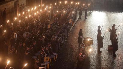 Bild: Steinbacher
Mit einem Großen Zapfenstreich verabschiedet sich im März die Panzerbrigade 12 endgültig aus Amberg.
