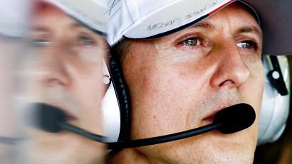 Bild: Diego Azubel
Eine Legende: Der siebenmalige Formel-1-Weltmeister Michael Schumacher. Foto: Diego Azubel/EPA