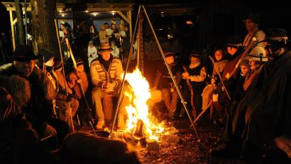Bild: gf
So stimmungsvoll ist die Sorghofer Waldweihnacht - das geht allen mitten ins Herz, auch ohne Schnee.