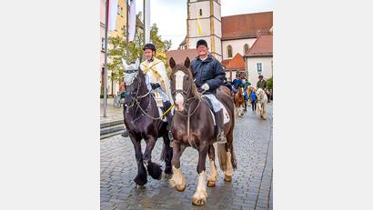 Archivbild: arr
Josef Brunner sicherte den Fortbestand des Osterritts.