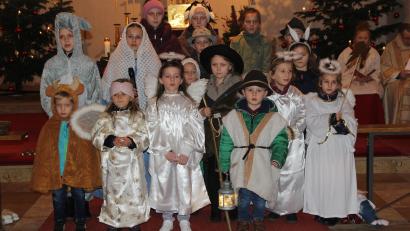 Bild: ral
Krippenspiel Trisching