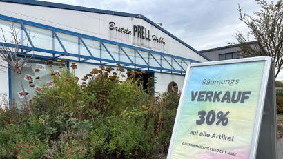 Bild: Nils Ganzmann
Alles muss raus: Bevor der Bastelladen Prell in wenigen Wochen schließt, läuft eine Rabattaktion.