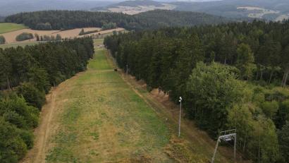 Bild: fvo
Der Fahrenberger Skihang mit Blick in Richtung Talstation.