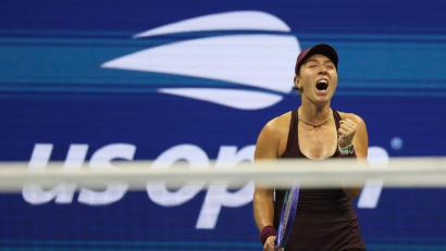 Bild: Heather Khalifa/FR172147 AP/AP/dpa
Jessica Pegula schreit ihre Freude heraus.