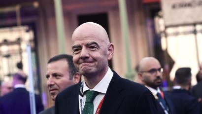 Bild: Teresa Suarez/Pool EPA via AP/dpa
Frankreichs Fußballverband entzieht Gianni Infantino die Unterstützung (Archivbild).
