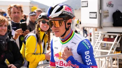 Bild: Nicolás Carvalho Ochoa/dpa
Remco Evenepoel siegte beim Grand Prix von Quebec. (Archivbild)