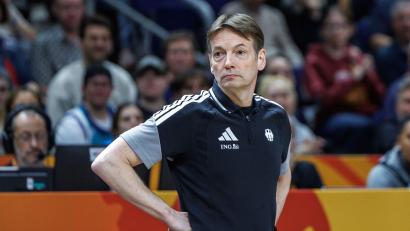 Bild: Andreas Gora/dpa
Bundestrainer Olaf Lange erlebt besondere Tage in Berlin.
