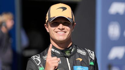 Bild: Bernat Armangue/AP/dpa
Lando Norris ist wieder auf Pole - und das beim ersten Grand Prix auf dem neuen „Madring“.