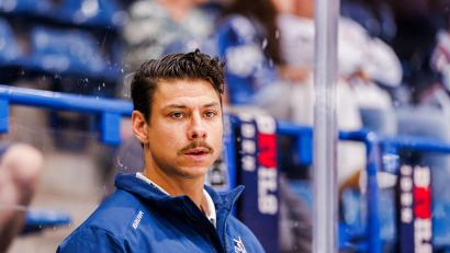 Bild: Werner Moller
Michael McNiven, Goalie der Blue Devils Weiden, fällt monatelang aus.