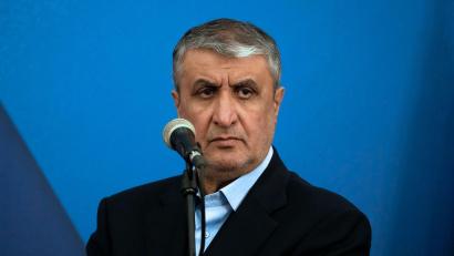 Bild: Vahid Salemi/AP/dpa
Der iranische Atomchef ist mit einem UN-Reiseverbot belegt. (Archivbild)