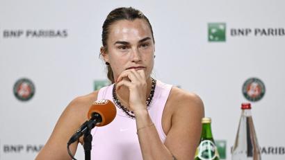 Bild: Kyodo/dpa
Die Weltranglisten-Zweite Aryna Sabalenka drohte zuletzt sogar mit Boykott. (Archivbild)