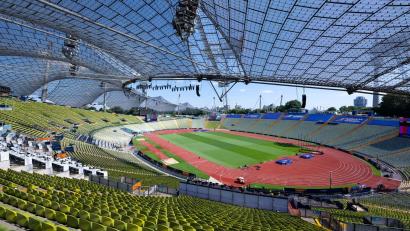 Bild: Sven Hoppe/dpa
Die European Championships sorgten 2022 für große Begeisterung im Münchner Olympiastadion. Nun findet 2031 eine WM in der bayerischen Landeshauptstadt statt. (Archivbild)