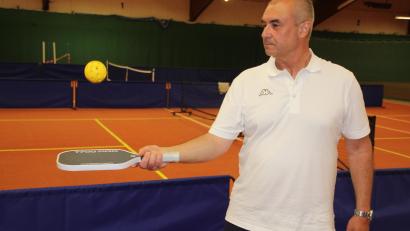 Archivbild: kro
Seit zwei Jahren ist Jens Hagen Vorsitzender des TC Tirschenreuth. Neben Tennis führte er beim TC die zweite Sportart Pickleball ein.