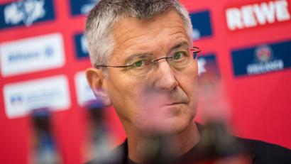 Bild: Peter Kneffel/dpa
Herbert Hainer fordert von den Basketballern eine Revanche nach der vorigen Pleite-Saison. (Archivbild)