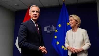 Bild: Justin Tang/The Canadian Press/AP/dpa
Die EU will Kanada enger an sich binden. (Archivbild)
