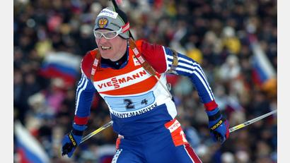 Bild: Sergei Chirikov/epa/dpa/dpa
Der russische Biathlet Sergej Tschepikow ist mit 59 Jahren gestorben. (Archivbild)