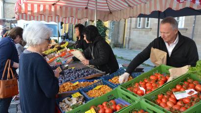 Bild: Josef Rosner
Frisches Obst und Gemüse aus dem Nürnberger Knoblauchsland war gefragt.