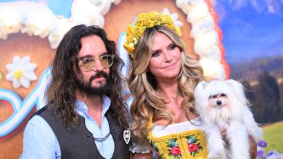Bild: Felix Hörhager/dpa
Model Heidi Klum - hier mit Ehemann Tom Kaulitz - hat bereits zum zweiten Mal zum „HeidiFest“ geladen.