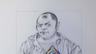 Bild: Stadtmuseum Amberg/Tryhub
Michael Mathias Prechtls Werk „Hab Dürer im Herzen“ aus dem Jahr 1970.