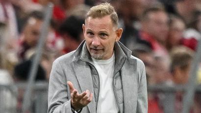 Bild: Harry Langer/dpa
Union-Trainer Mauro Lustrinelli verließ die Arena enttäuscht.