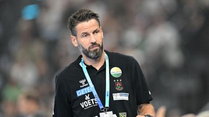 Bild: Angelika Warmuth/dpa
Trainer Bennet Wiegert und der SC Magdeburg spielten bei der MT Melsungen. (Archivbild)
