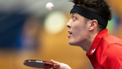 Bild: Soeren Stache/dpa
Turniersieg für Dang Qiu: Der deutsche Tischtennis-Nationalspieler gewann den WTT-Wettbewerb in Astana.