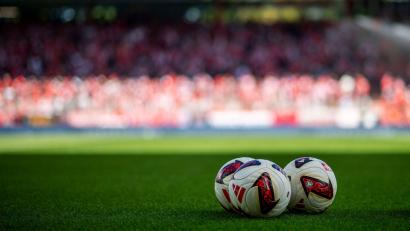 Bild: Julius Frick/dpa
Der Ball ruht in den kommenden Wochen in der Bundesliga. (Archivfoto)