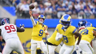 Bild: Katie Chin/AP/dpa
Die Rams sahen im zweiten Saisonspiel viel besser aus als noch bei der Niederlage zum Auftakt.
