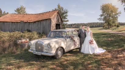 Bild: Nathalie Süß
Ein schöner Hochzeitstag: Ramona Schlögl und Philipp Meindl haben geheiratet.