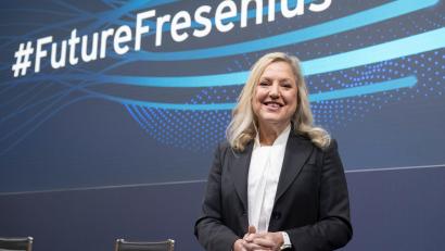 Bild: Boris Roessler/dpa
Helen Giza, Chefin von Fresenius Medical Care, erlebte einen Hackerangriff auf das Unternehmen (Archivbild)