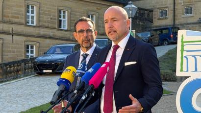 Bild: Michael Donhauser/dpa
CSU-Landesgruppenchef Alexander Hoffmann will nach den Unions-Wahlschlappen möglichst schnell zurück in den Arbeitsmodus, um die Reformpolitik der Bundesregierung umzusetzen.