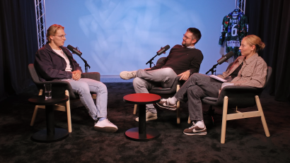 Bild: gld
Charlie Jahnke (links) stand im Podcast Powerplay Rede und Antwort.