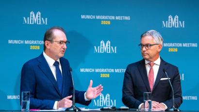 Bild: Stefan Puchner/dpa
Bundesinnenminister hat zum „Munich Migration Meeting“ geladen.