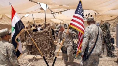 Bild: Haider Al-Assadee/EPA/dpa
Der US-Truppenabzug wurde bereits 2024 beschlossen. (Archivbild)